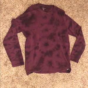 Men’s American Eagle Tie Dye Long Sleeve Shirt